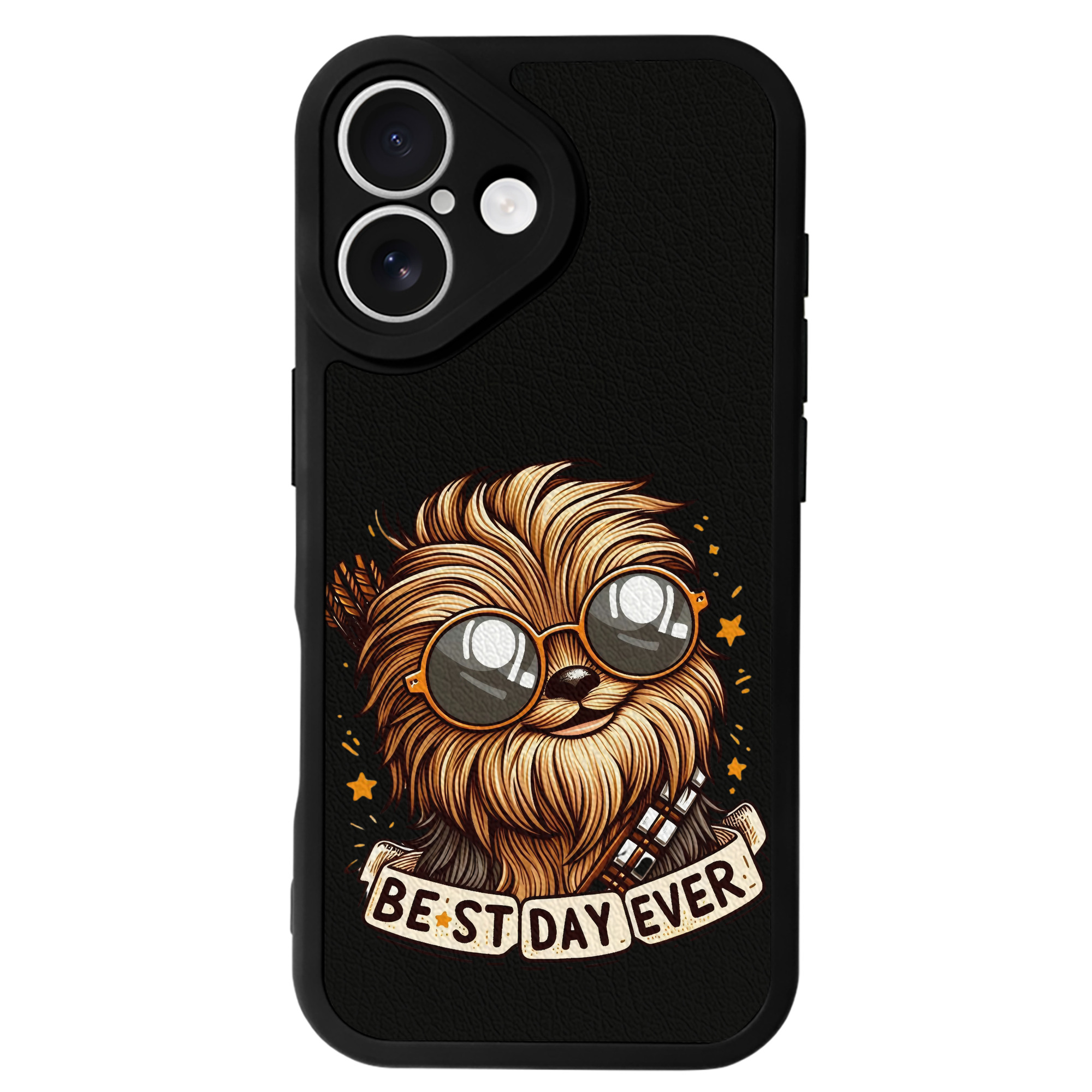 （画像用） スター・ウォーズ Star Wars 【iPhone 16シリーズ対応】シリコンスマホケース（レザー調） 材質：シリコン